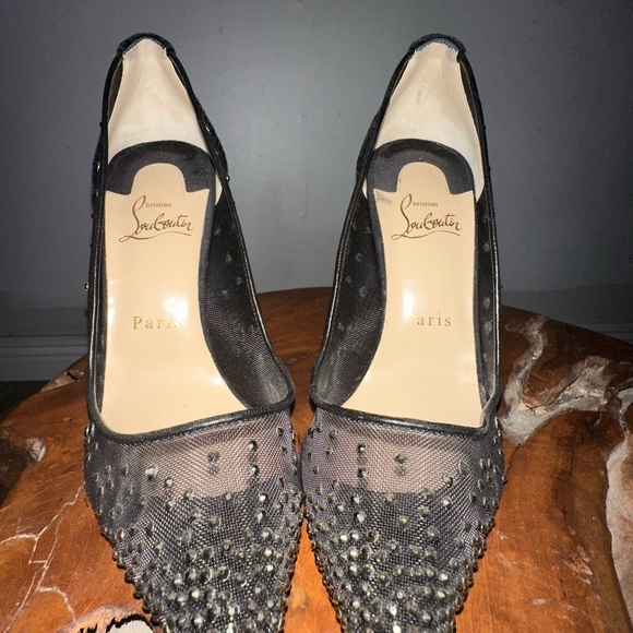 Christian Loubs. w/ crystals - Picture 2 of 2